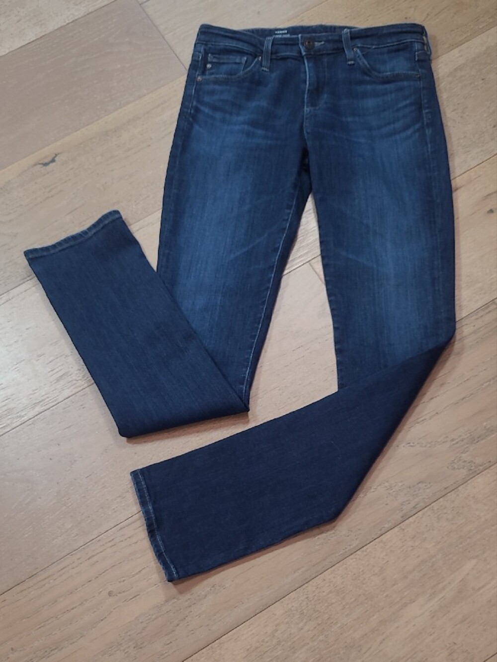AG Adriano Goldschmied Harper Jeans Women's sz 27R Essential Straight Mid Rise
